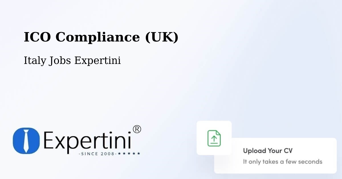UK Data Protection & ICO Compliance – Brugnera - Italy Jobs Expertini