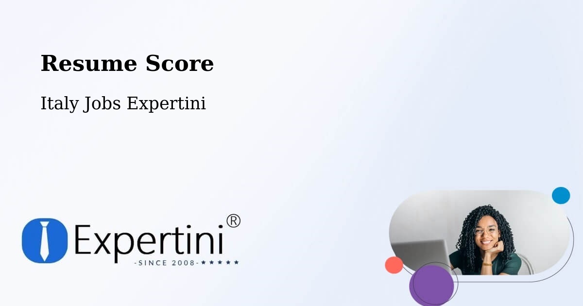 Resume Score & Job Description Match Tool – Brugnera - Italy Jobs Expertini